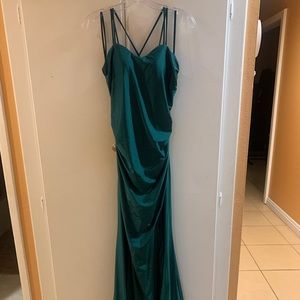 Green Maxi Formal Dress Size S